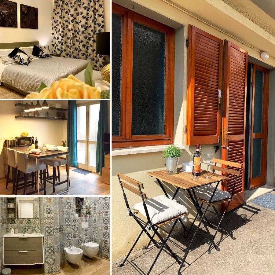 Open The Classic Wooden Shutters At A Cozy City Nest Florence Luaran gambar